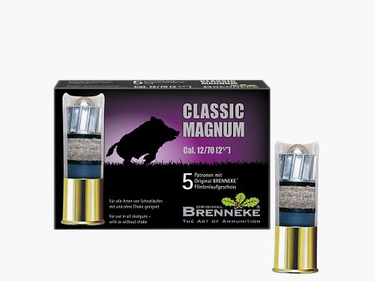 Brenneke Classic Magnum .12/70 31,5g 5 Patronen