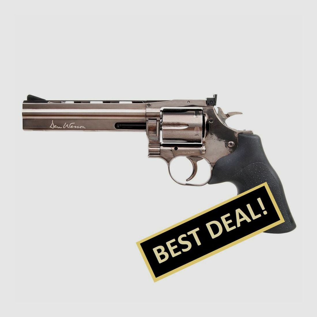 Dan Wesson 715 6" .177 Acier Gris 4,5mm Air Comprimé Co2