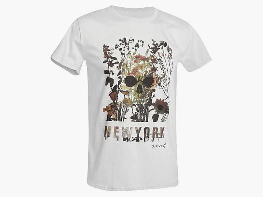 Defcon 5 Defcon 5 T-Shirt Chest Skull Flowers