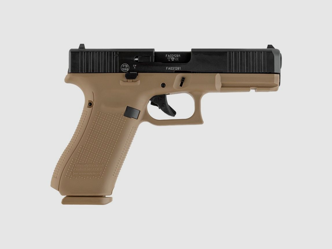 Pistola a salve GLOCK 17 GEN5 Cal. 9mm Coyote, immagine 4 di 4