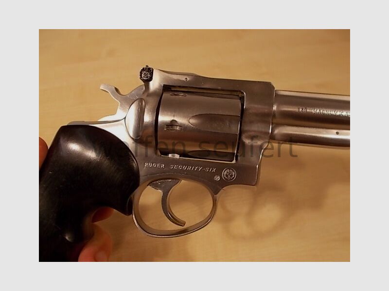 Ruger Security Six 6 inch stainless sport revolver.