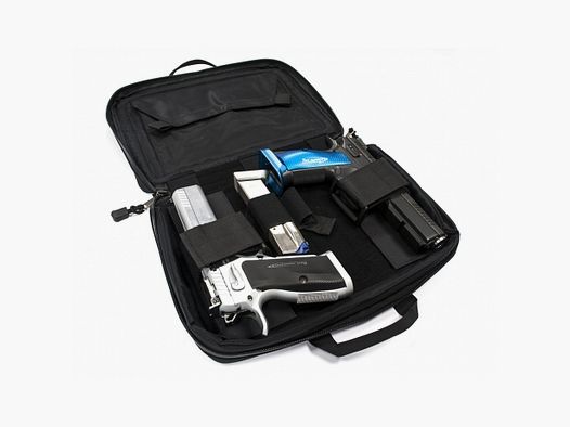 Doppeltasche für Waffen O'Guns aus schwarzem Cordura Maße: 32cm x 22,5cm x 6cm