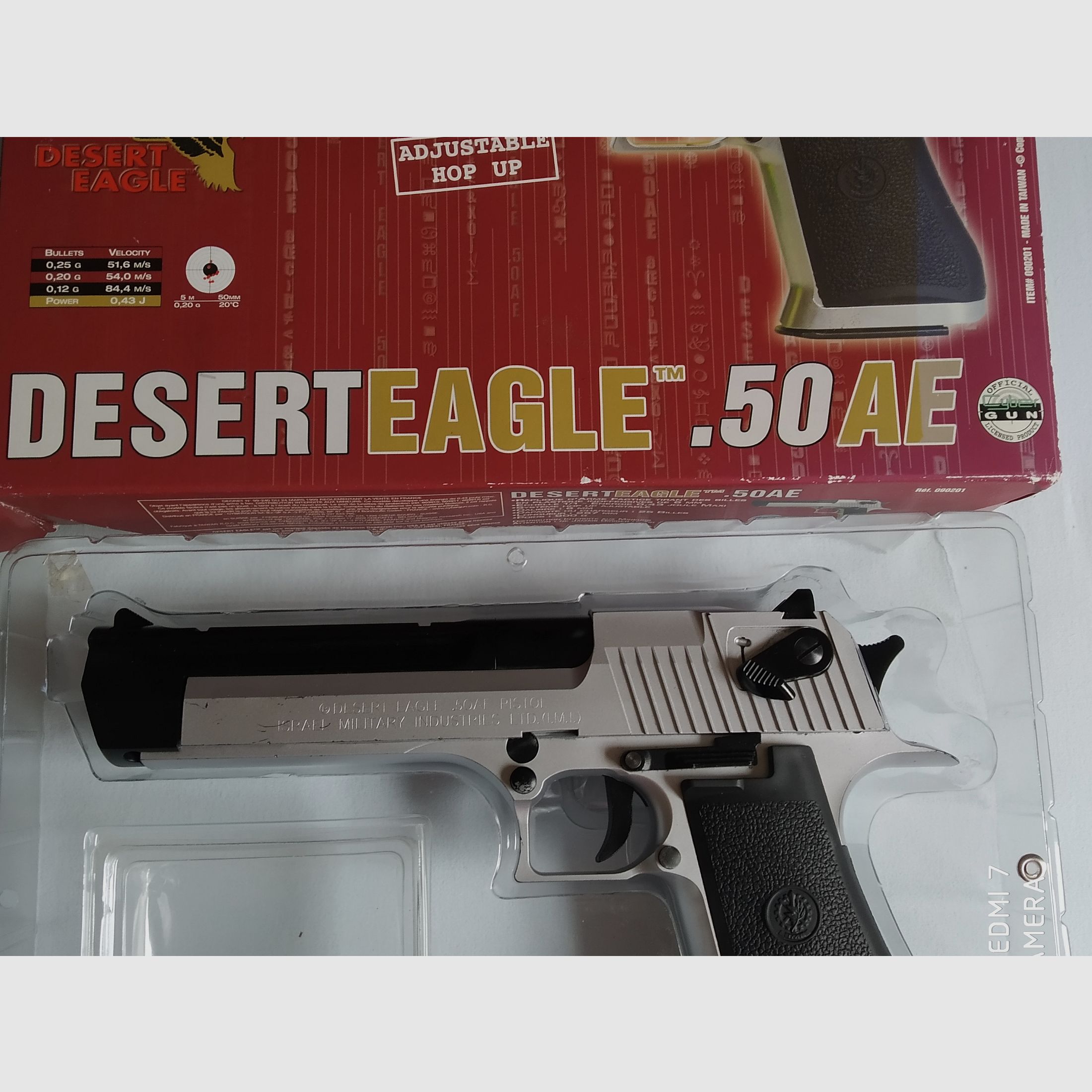 Dessert Eagle (TM) 50AE - Softairgun, silber