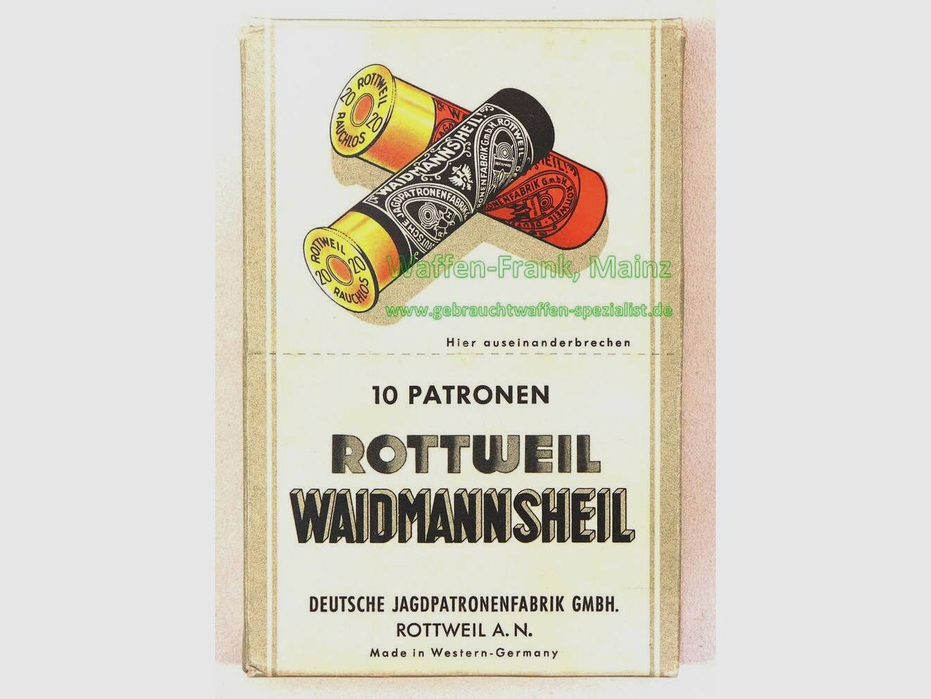 Cartouches à plomb Rottweil