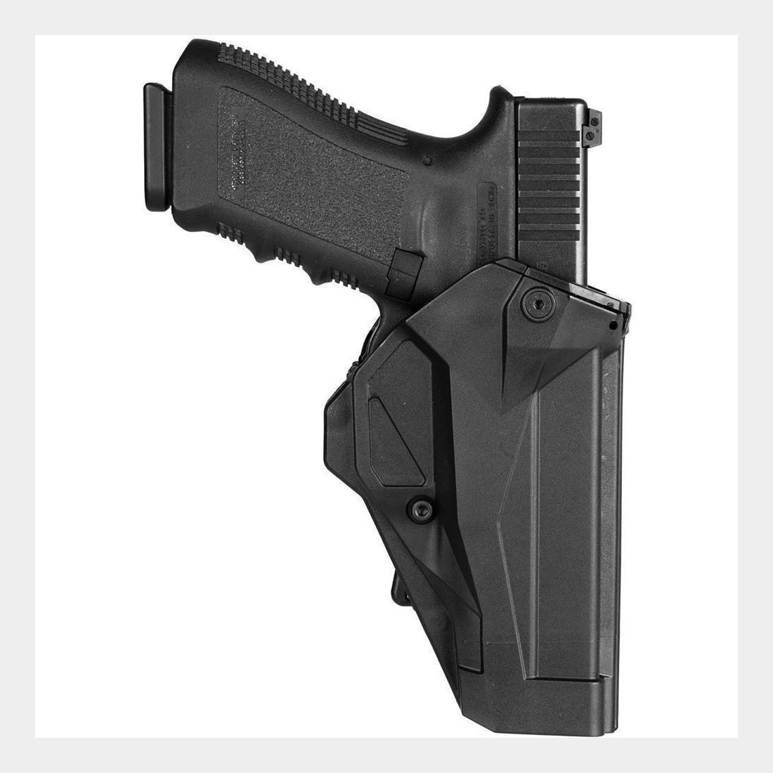 Duty "CAMA X OPEN" Holster mit Sicherheitsstufe II Glock 17/18/31/47-Coyote Tan-Rechtshänder