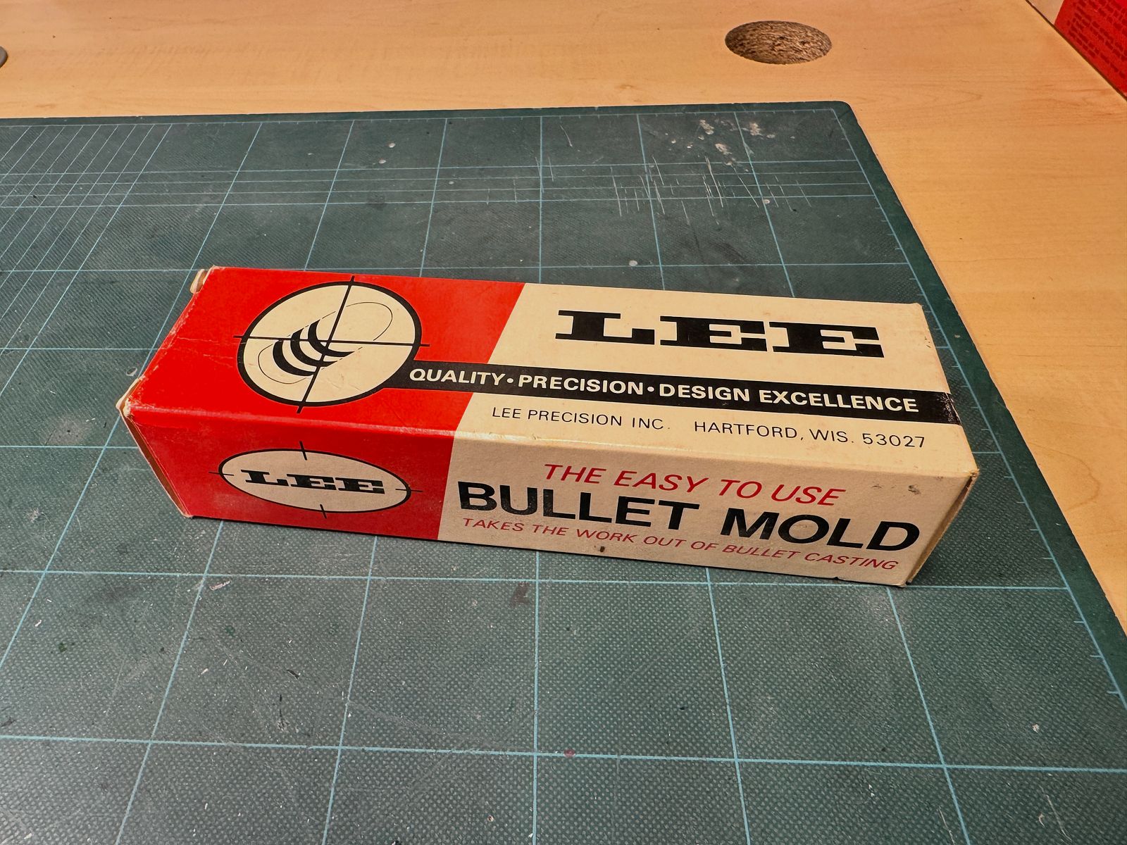 Giesskokille Lee Bullet Mold 429-214 SWC 214gr, Hollow Point für 44 Magnum - 44 Special 