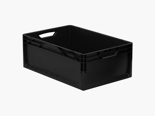 Surplus Systems Euronormbox Vollwand 60 x 40 x 22 cm schwarz