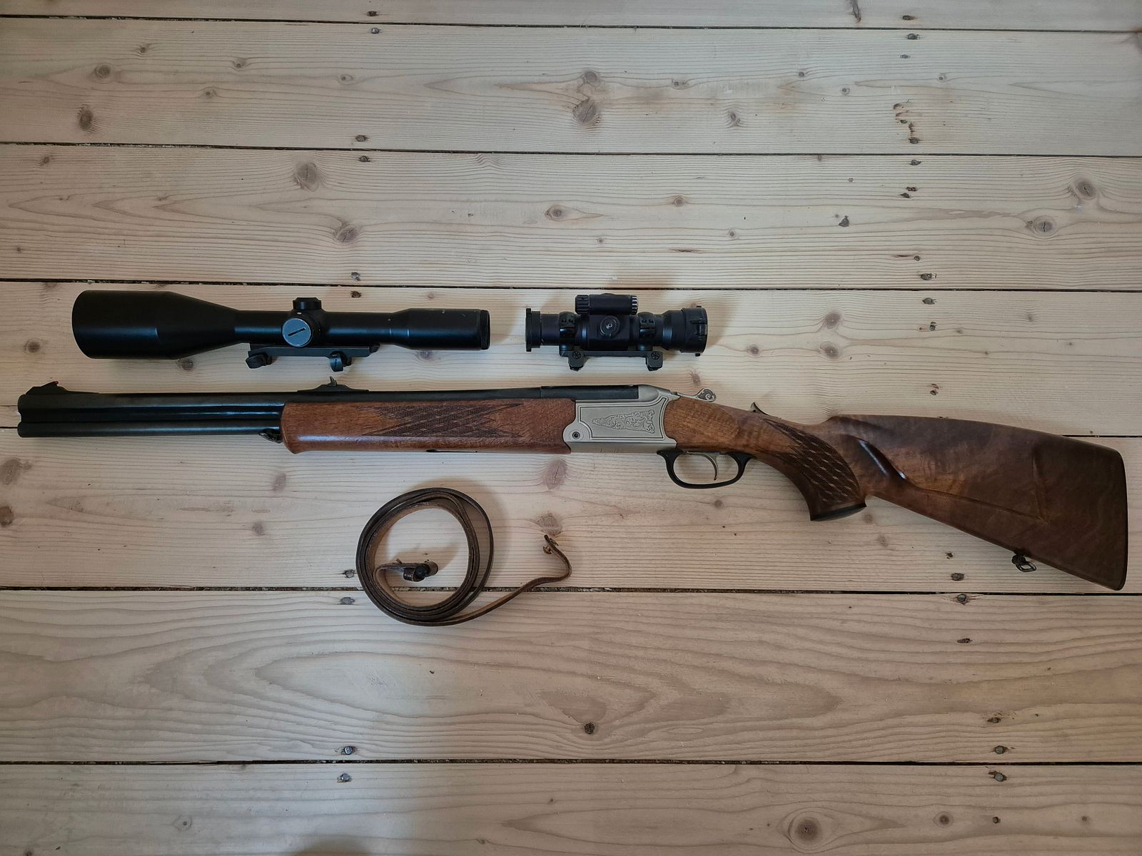 Doppietta Bock Blaser / Sauer 97 8x57IRS con capsule e Aimpoint