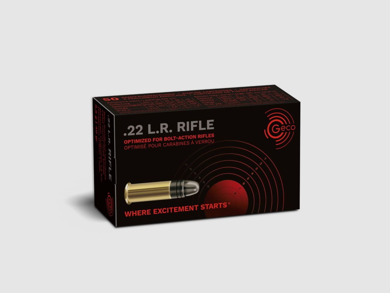 .22LR GECO FUCILE 40gr
