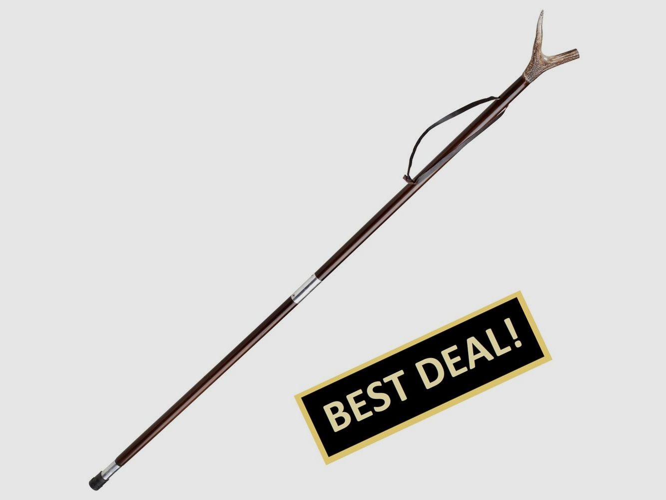 Parforce shooting stick with stag horn support