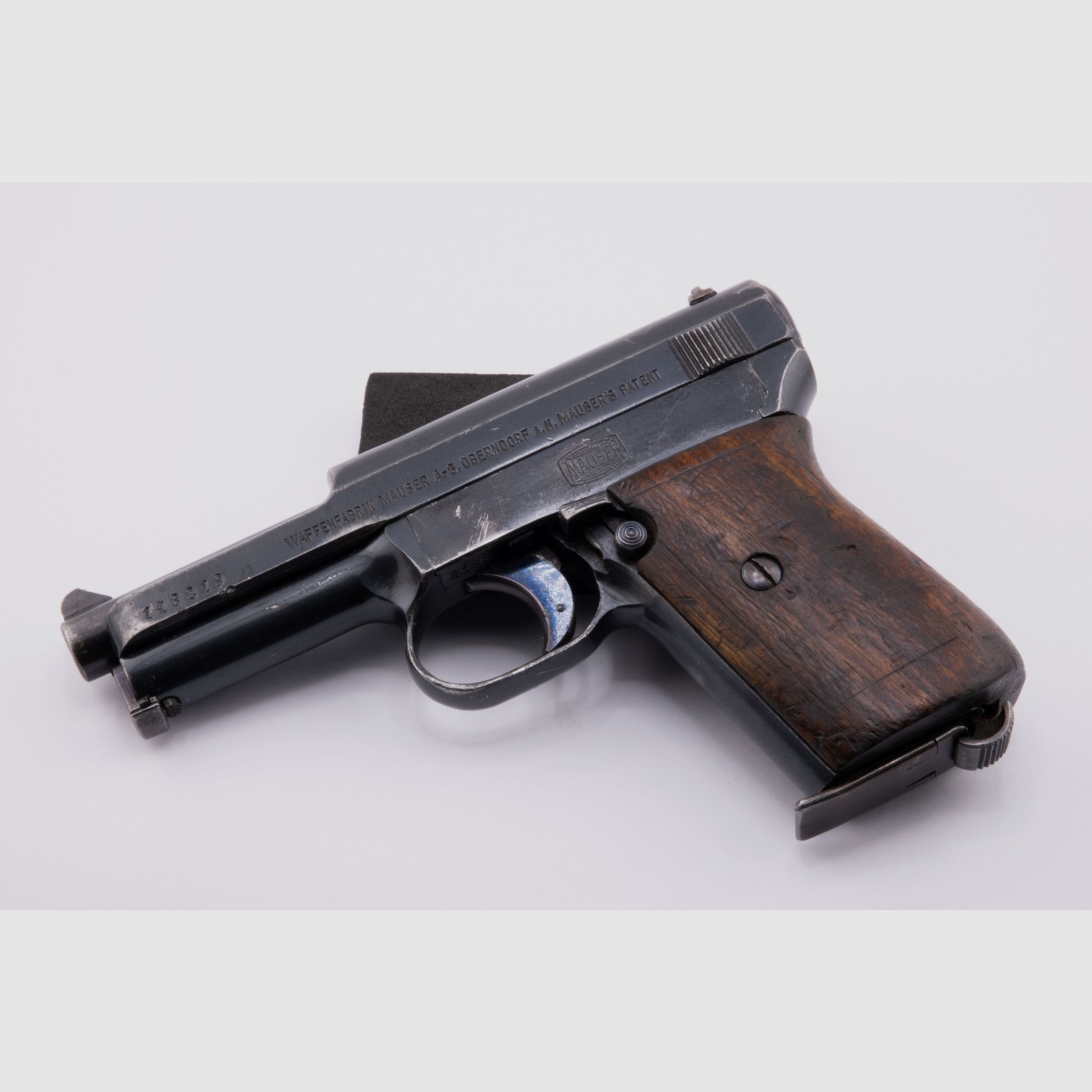 MAUSER Modell 1914 Beutewaffe mit ausländischem Beschuss "Krone BV"