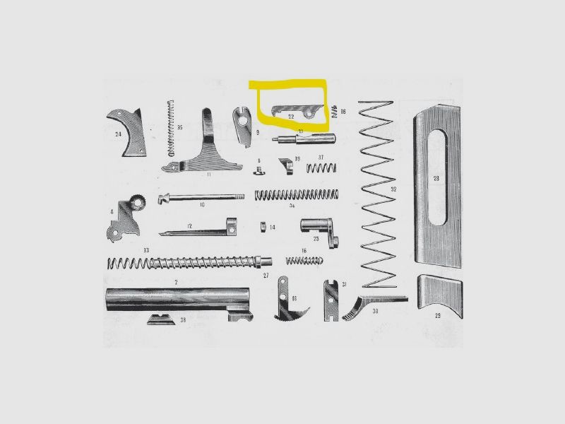 Extractor für Beretta Mod-934-935 Fig.22