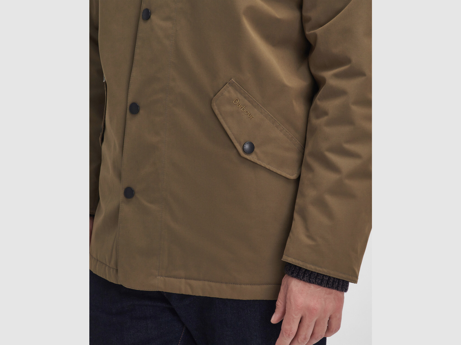 BARBOUR Spoonbill Winter Jacke Oliv