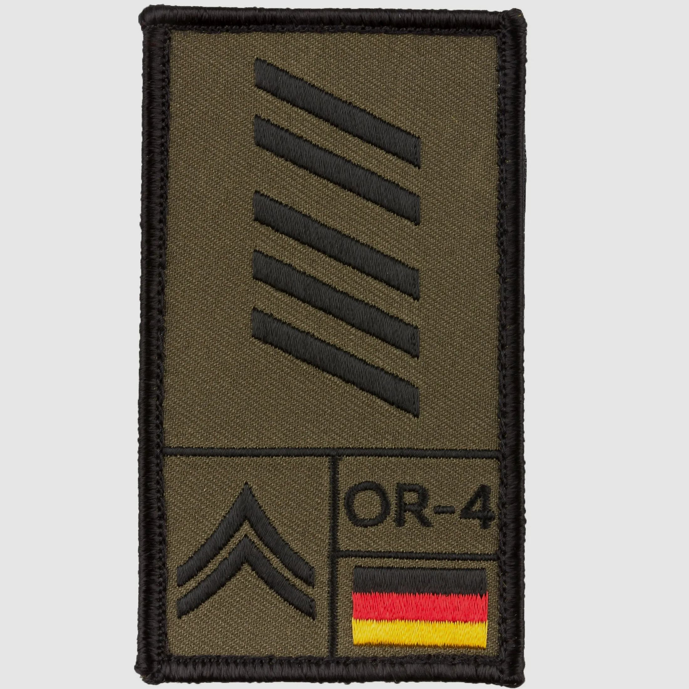 Café Viereck Café Viereck Rank Patch Oberstabsgefreiter rechter Arm oliv