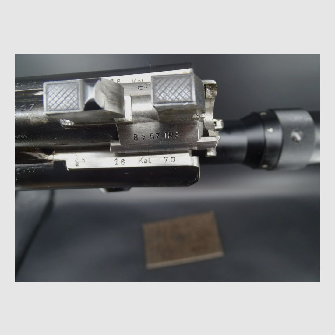 Cuatrillizo Burgsmüller Suhl 1997 Calibre 8x57IRS .22lr 16/70 ZF Doctor LP disolución de colección