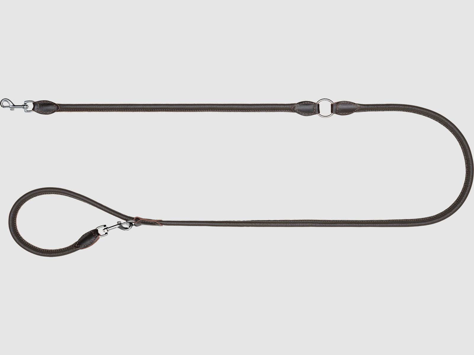 Hundeleine Leder Braun Braun ONE_SIZE