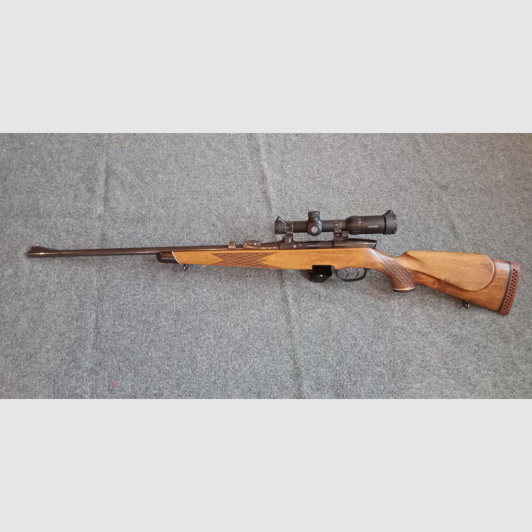 Steyr Mannlicher Model M 7x64 with 1-4X24 CIRCLE DOT reticle