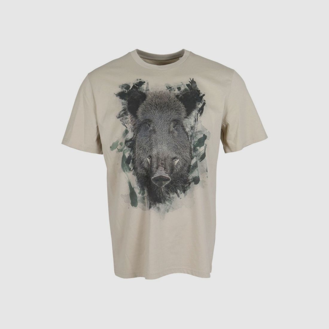 Almtracht T-Shirt Wildsau sand