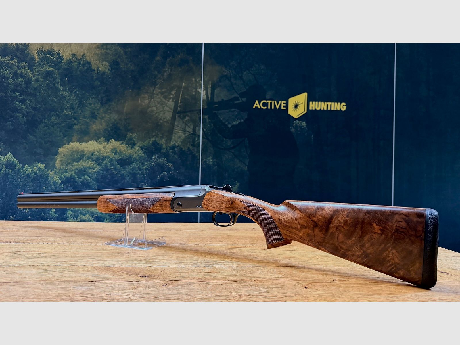 Blaser F16 Game 12/70 / HK 6 / Mattierter Schaft / 5 Briley Wechselchokes / Custom Leuchtkorn