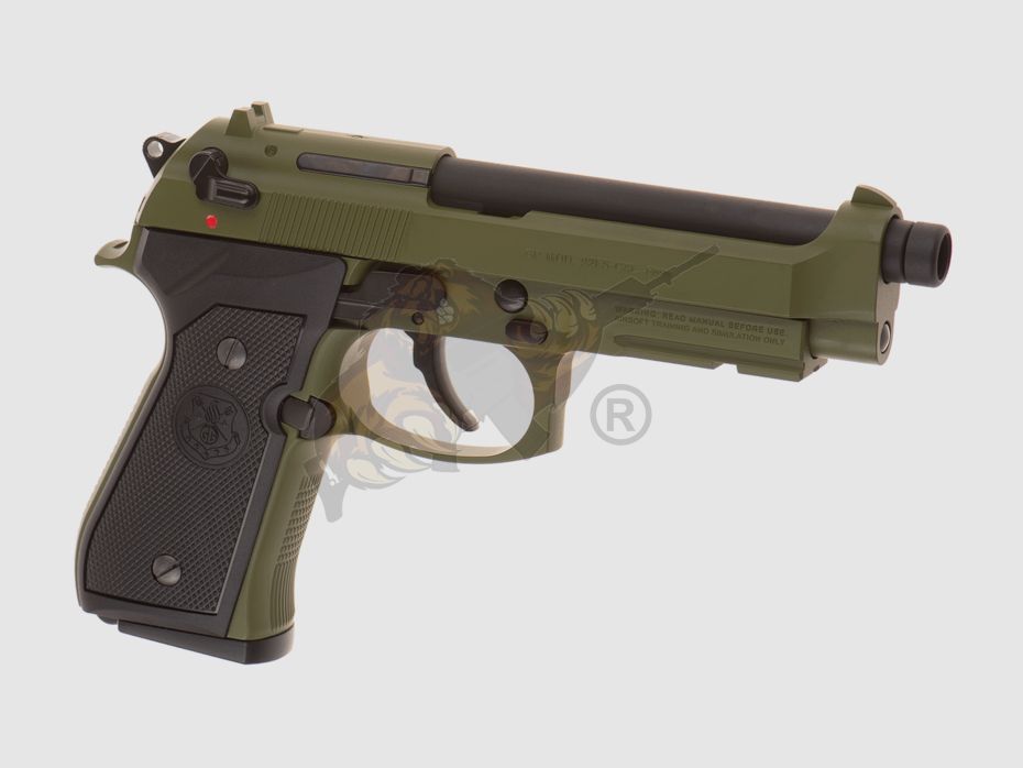 G&G GPM92 GP2 Vollmetall GBB in Hunter Green -F-