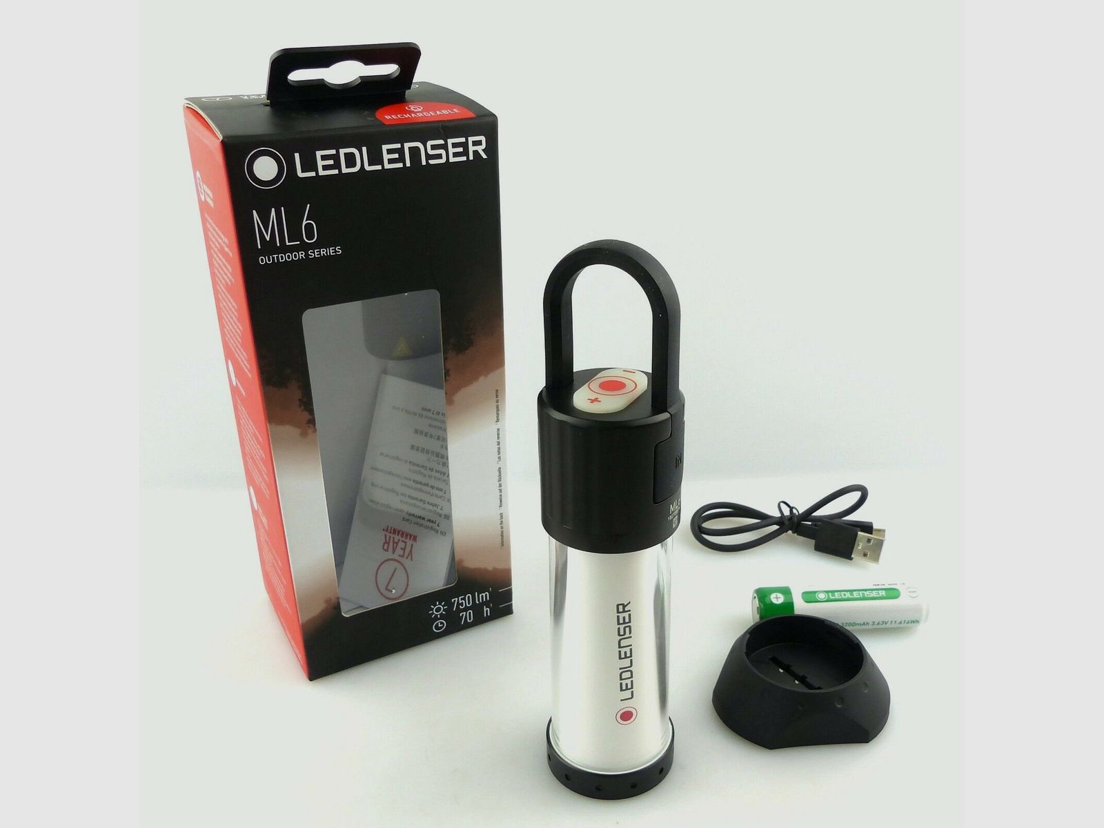 Ledlenser 500929 ML6 Lampa LED do użytku na zewnątrz Lampa kempingowa 750 lumenów