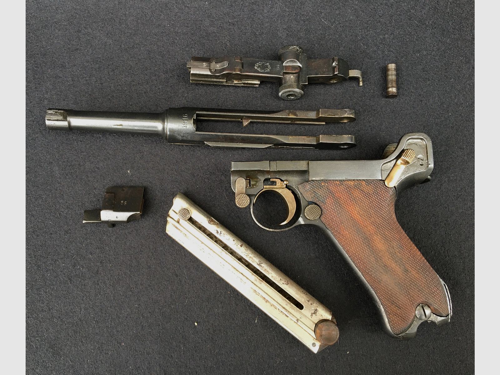 Pistole 08 DWM 1916, Bild 4 von 8
