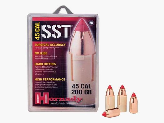 Hornady .50 Low Dragâ„¢ Sabot W/ .45 (.452) 16,2 g / 250 gr Monoflex (20/200)