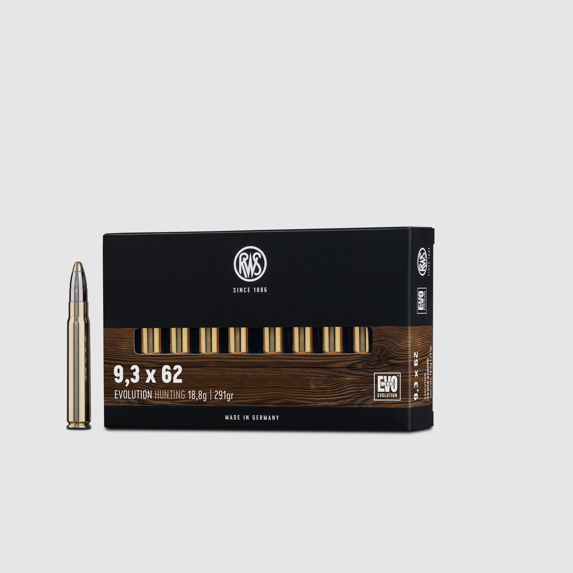 Cartouches RWS 9,3 x 62 EVO