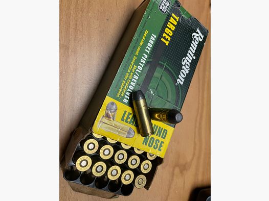 Revolvermunition .45 LC Long Colt 250 gr Remington Lead Round Nose RN