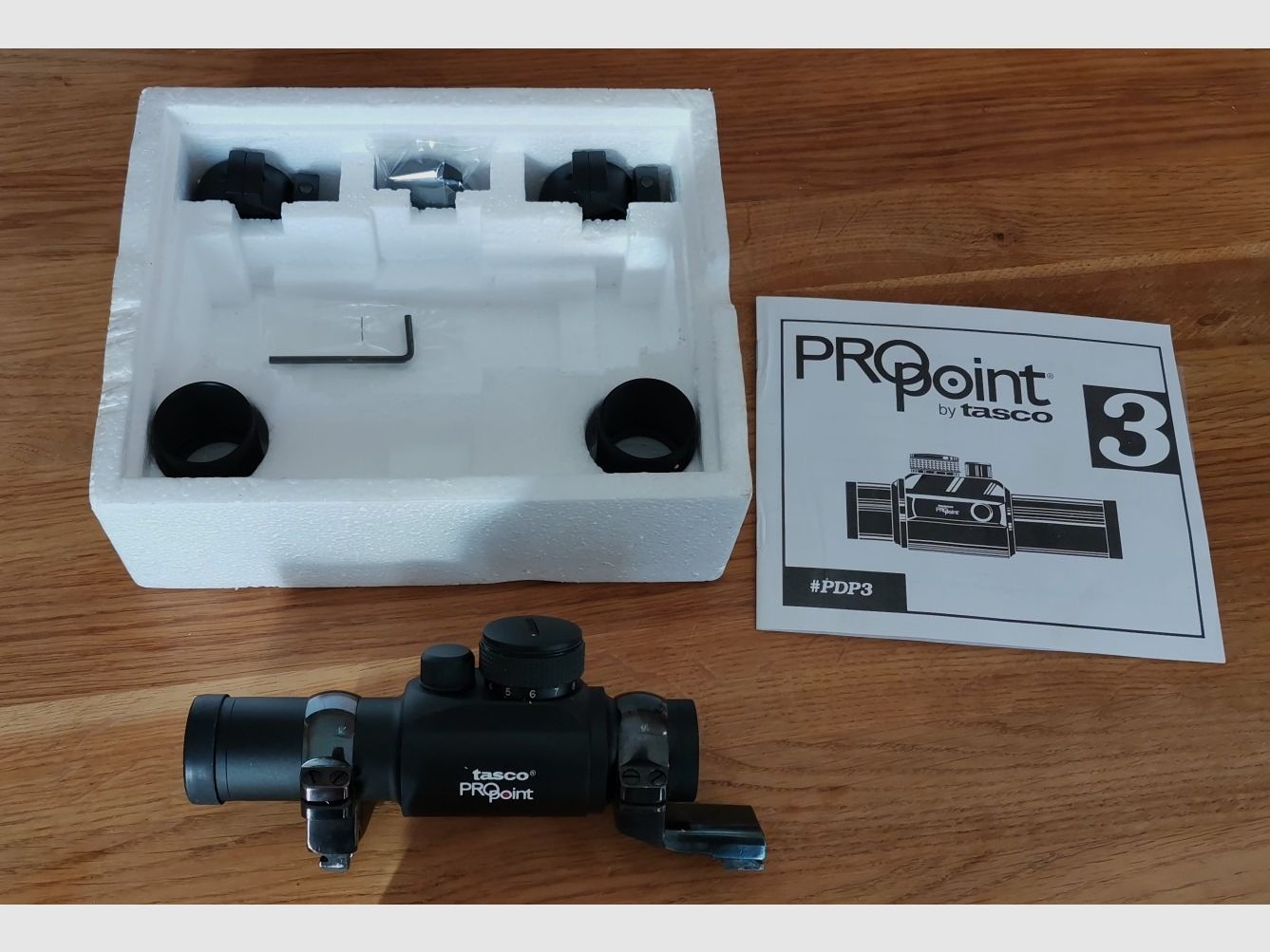 Tasco Pro Point 3, roter Punkt Leuchtpunkt, 30mm