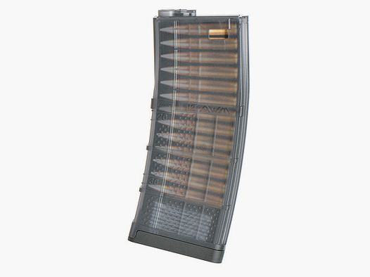 190rds Lancer L5 AWM '300 Blackout' Magazin für M4/AR15, Schwarz