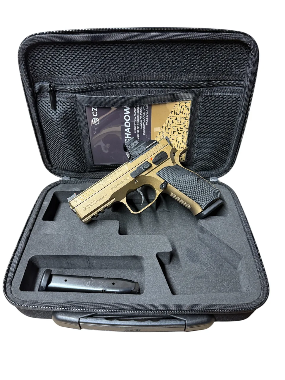 CZ – Pistole / Shadow 2 Compact OR Bronze HE508T-RD-X2 Combo / 9mm / 15-Schuss / Limitiert!, Bild 3 von 3