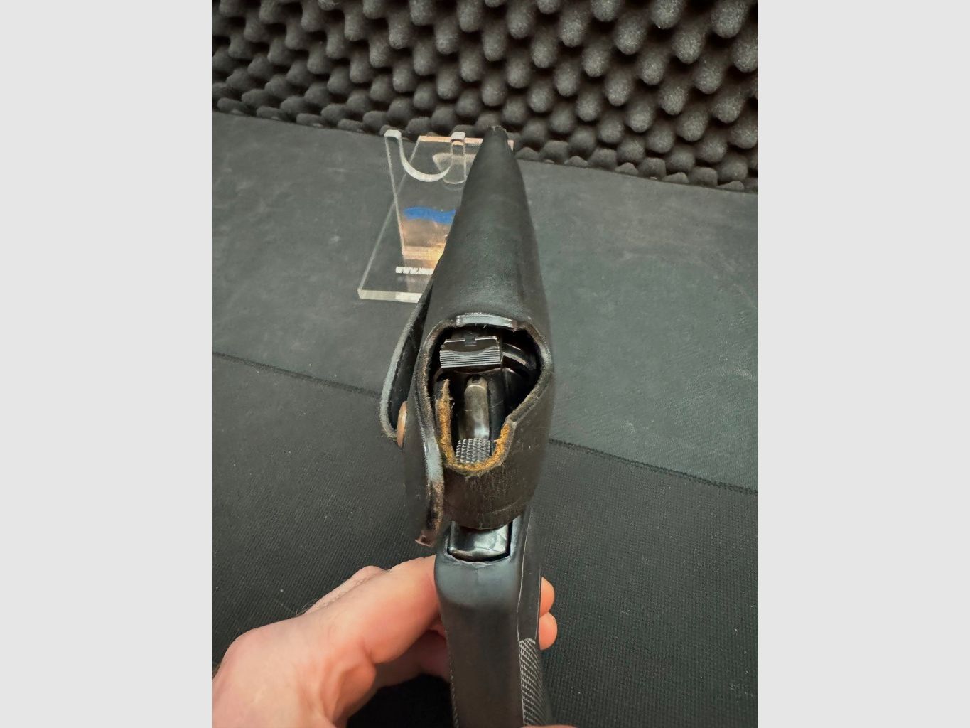 Brian C. Foster, Dickleder, Grütelholster, Revolver 357Mag, 4 Zoll, Rechtshand