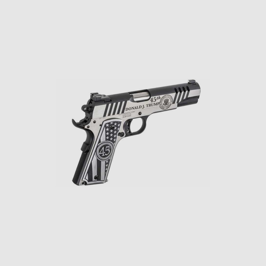 Auto Ordnance "Trump One" 1911 TCAC14N .45 ACP President Custom Pistole