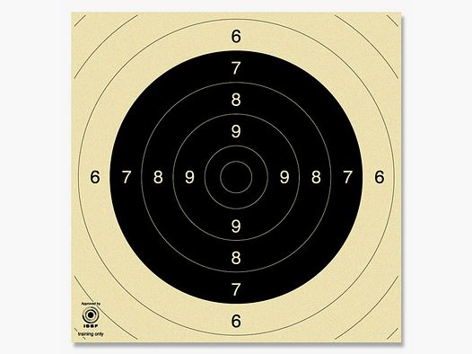 KRÜGER cibles de tir - 3130 - Miroir pour pistolet 25/50m & fusil 100m & fusil BDS 100m (Z 5)