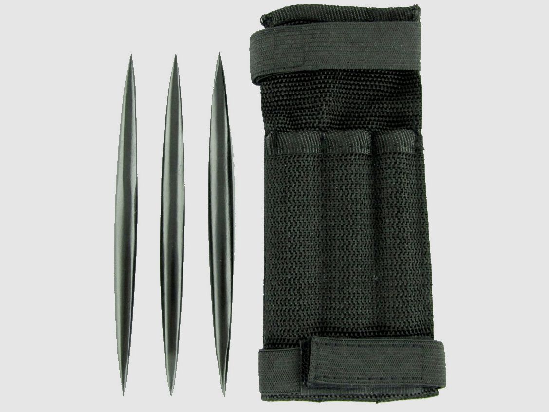 Ninja Spike Set in a nylon arm case