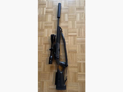 Steyr SM12 .308 Win FBT carbon stock including SiW silencer