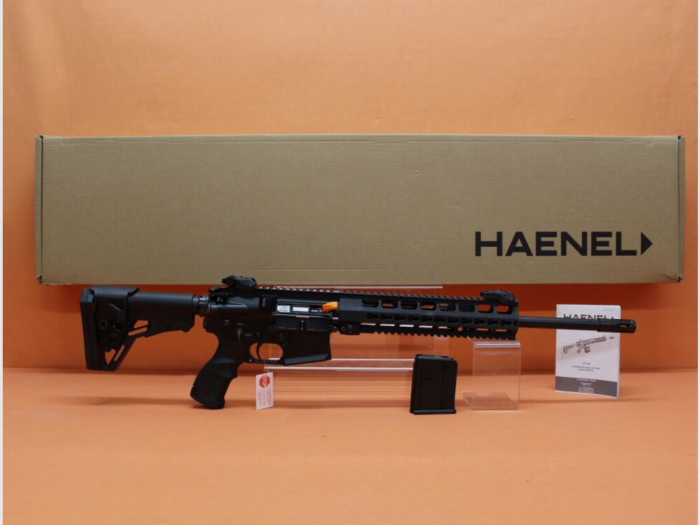 HAENEL Ha. Rifle .223Rem HAENEL CR223 Gas-Piston-@System AR-15, 16.5" barrel/ long KeyMod system/ fine trigger, image 2 of 3