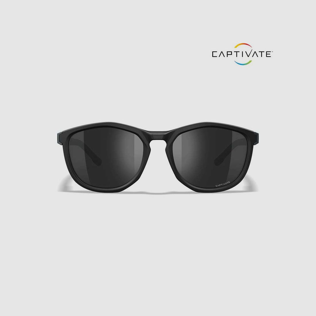 Wiley X - Bravo-Brille mit Captivate-Gläsern - Black Mirror - Grey, Rahmen Matte Black/Graphite Grey - AC4BRV05, Bild 4 von 5