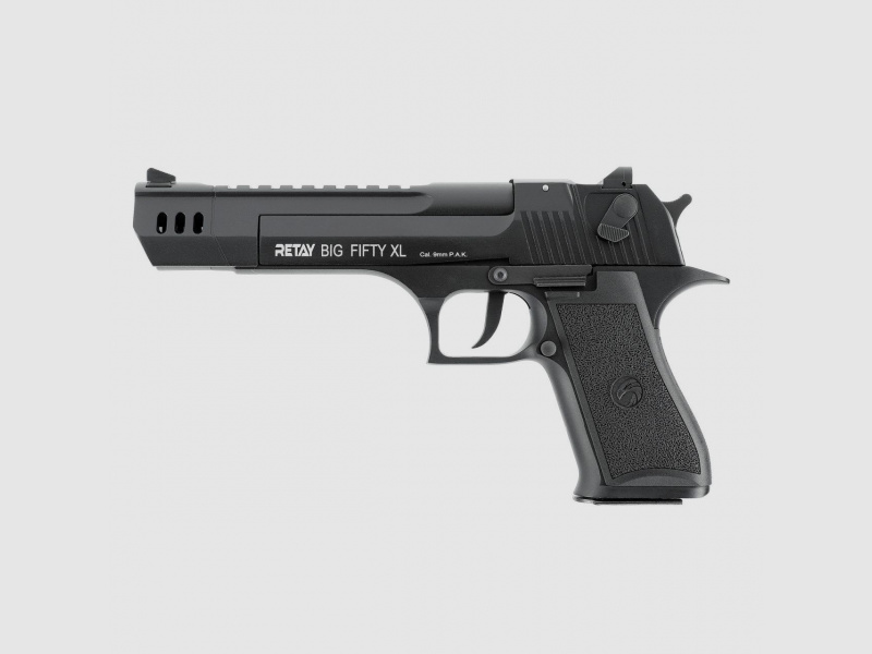 RETAY Big Fifty XL Black 9mm P.A.K. Desert Eagle Nachbau