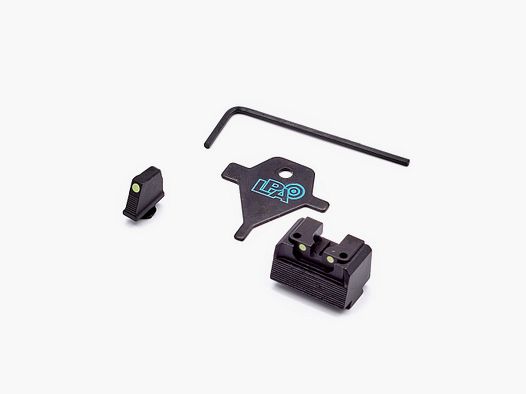 LPA RDL02WA Juego de mira Luminova para Walther
