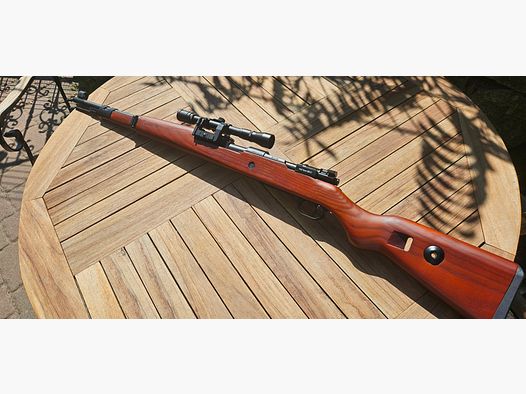 G&G Airsoft Karabiner 98K SE Gas Bolt-Action Gewehr mit Hülsenauswurf 6mm BB Echtholz-Version