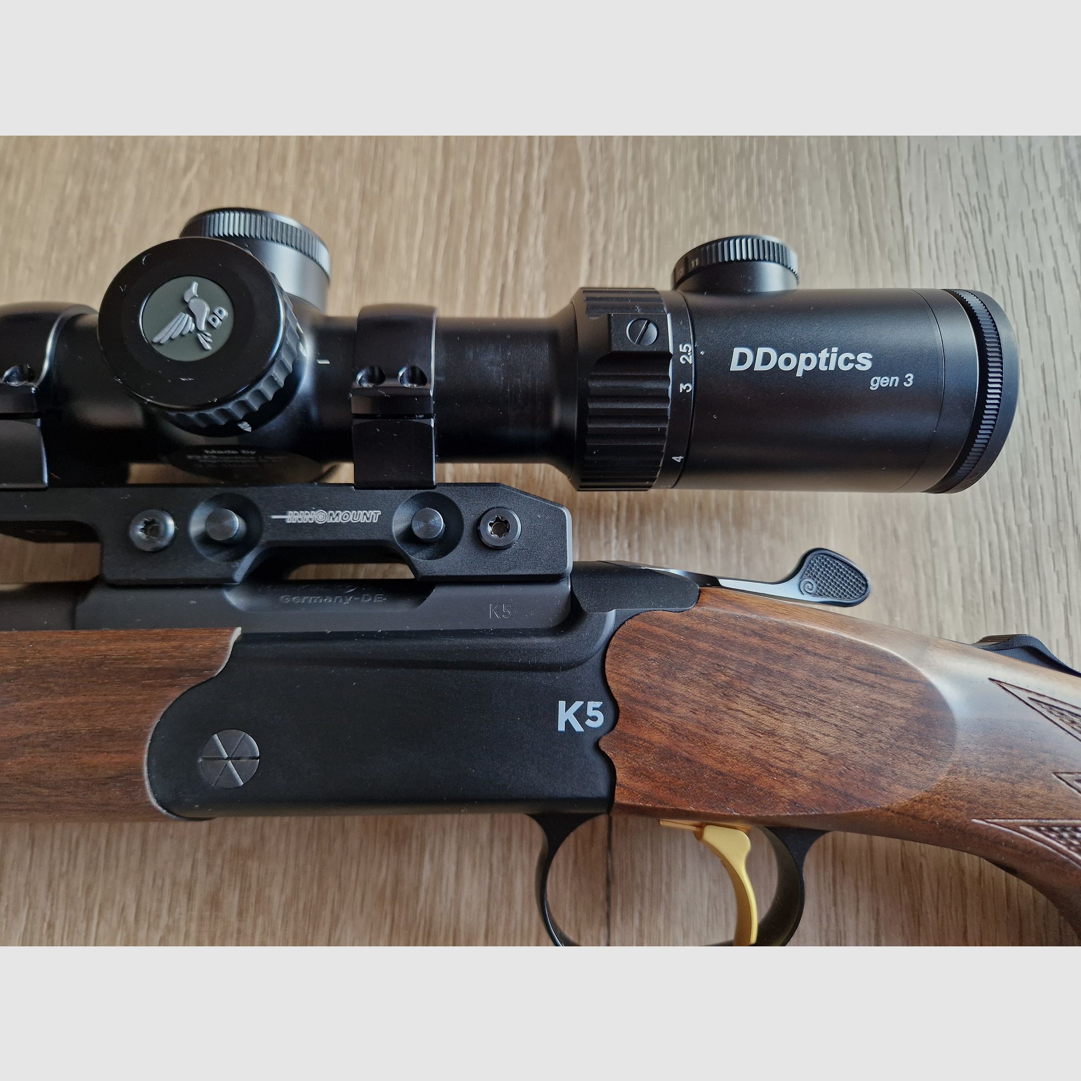 Offerta completa Merkel K5 Extreme calibro .308 Win (ottica inclusa montaggio, silenziatore e cinghia per fucile)