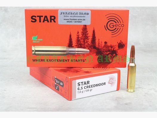 GECO Star 6,5 Creedmoor 120gr. 7,8g 20 piezas precios por volumen