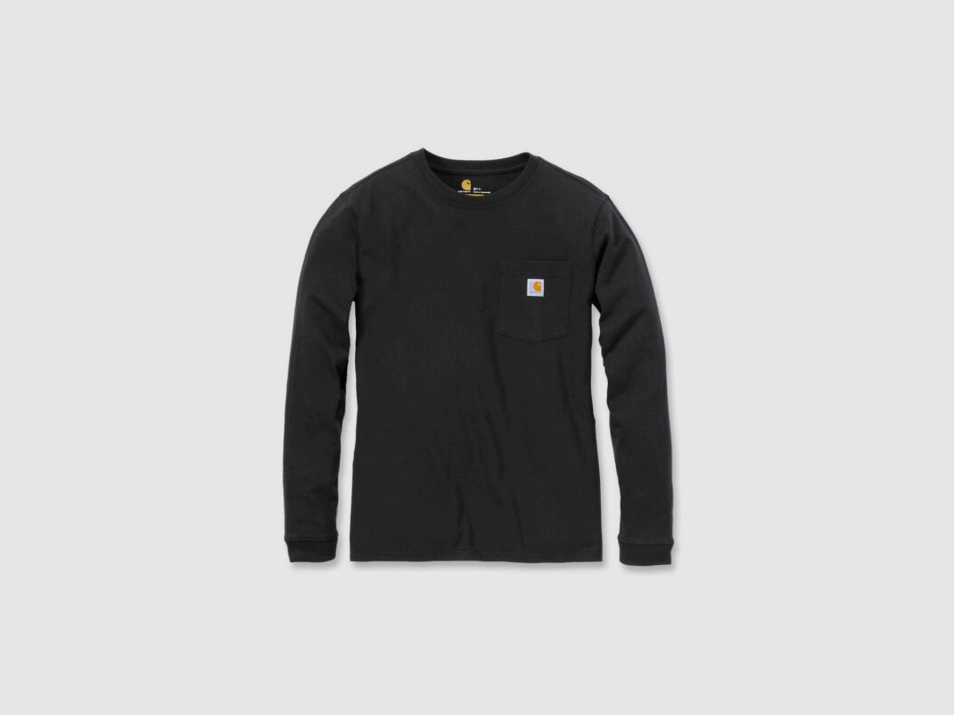 Carhartt Herren Langarm Shirt Work mit Tasche L/S