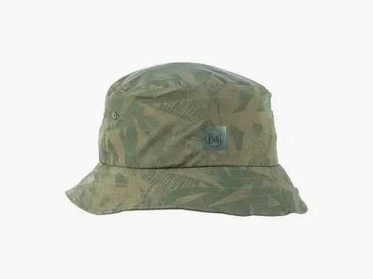 Buff Buff Hut Adventure Bucket Hat acai khaki