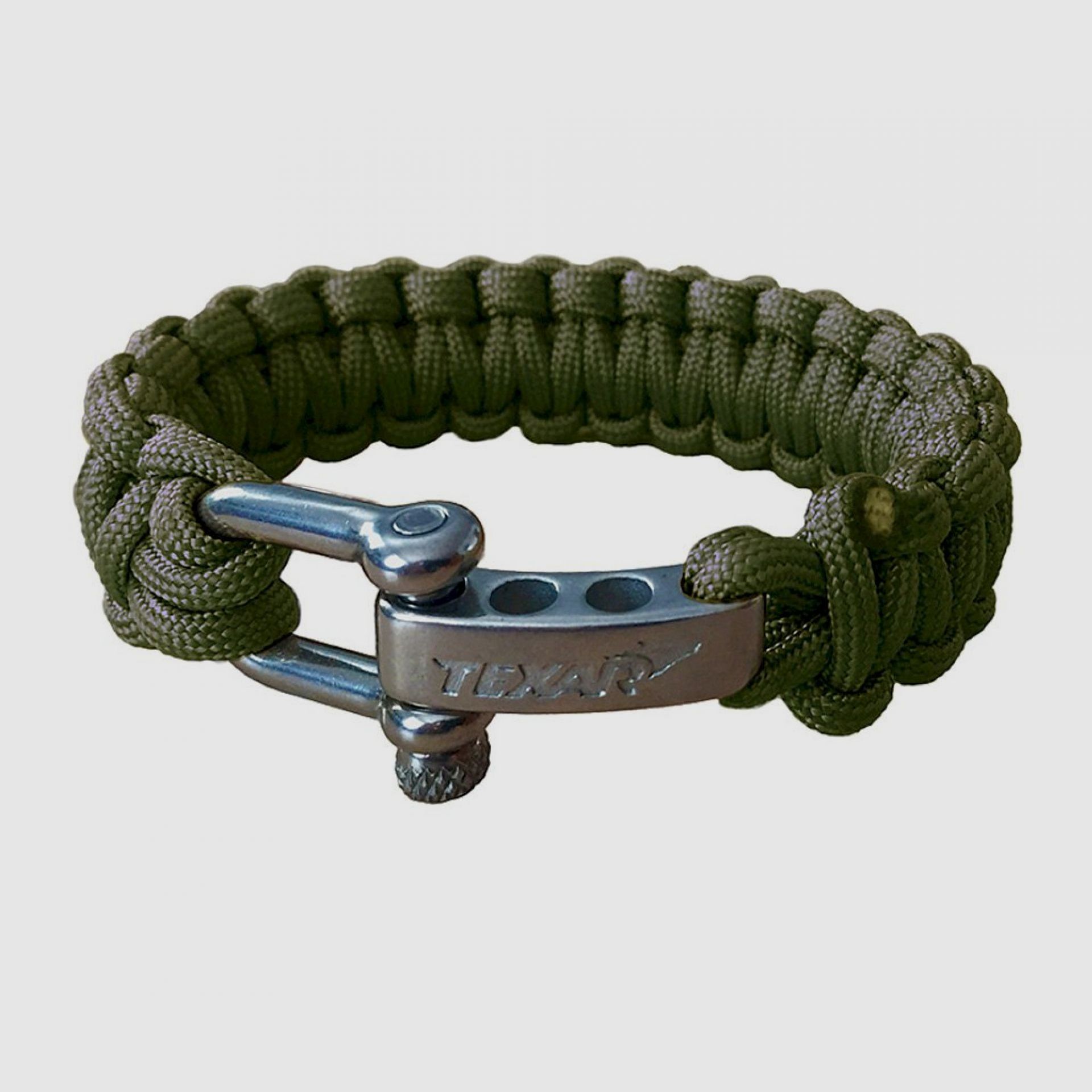 Bransoleta paracord olive
