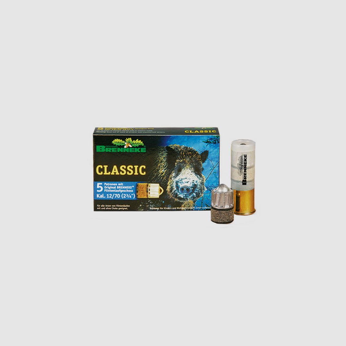 Brenneke Classic .12/70 31,5g 5 patronen
