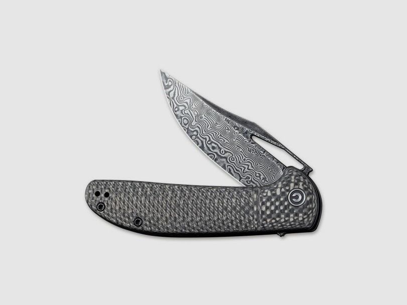 CIVIVI Ortis Damascus Carbon couteau de poche, Bild 7 von 14