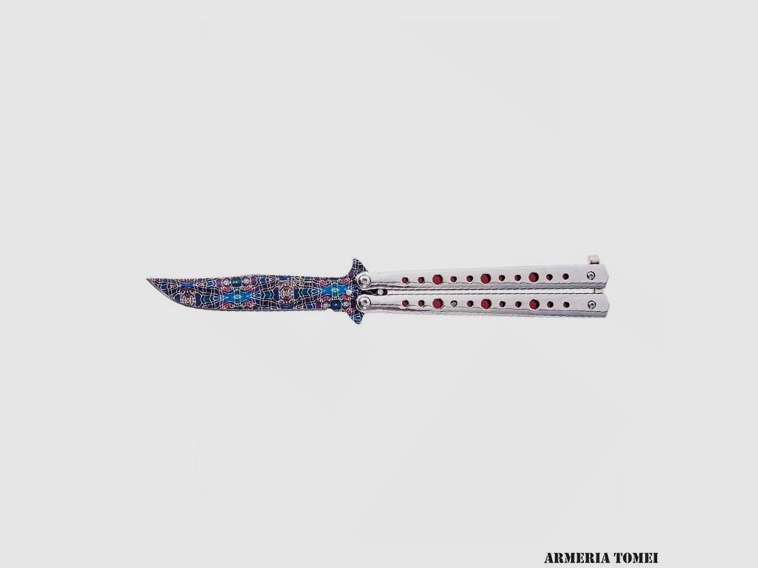 KNIFE – BUTTERFLY DAMASCUS CHAKRA, image 1 of 3